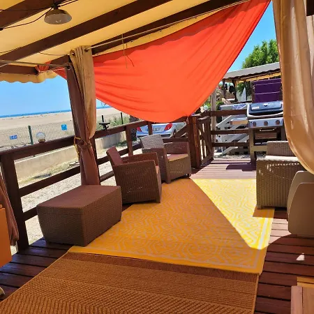 Camping Mobihome Face A La Mer Sérignan